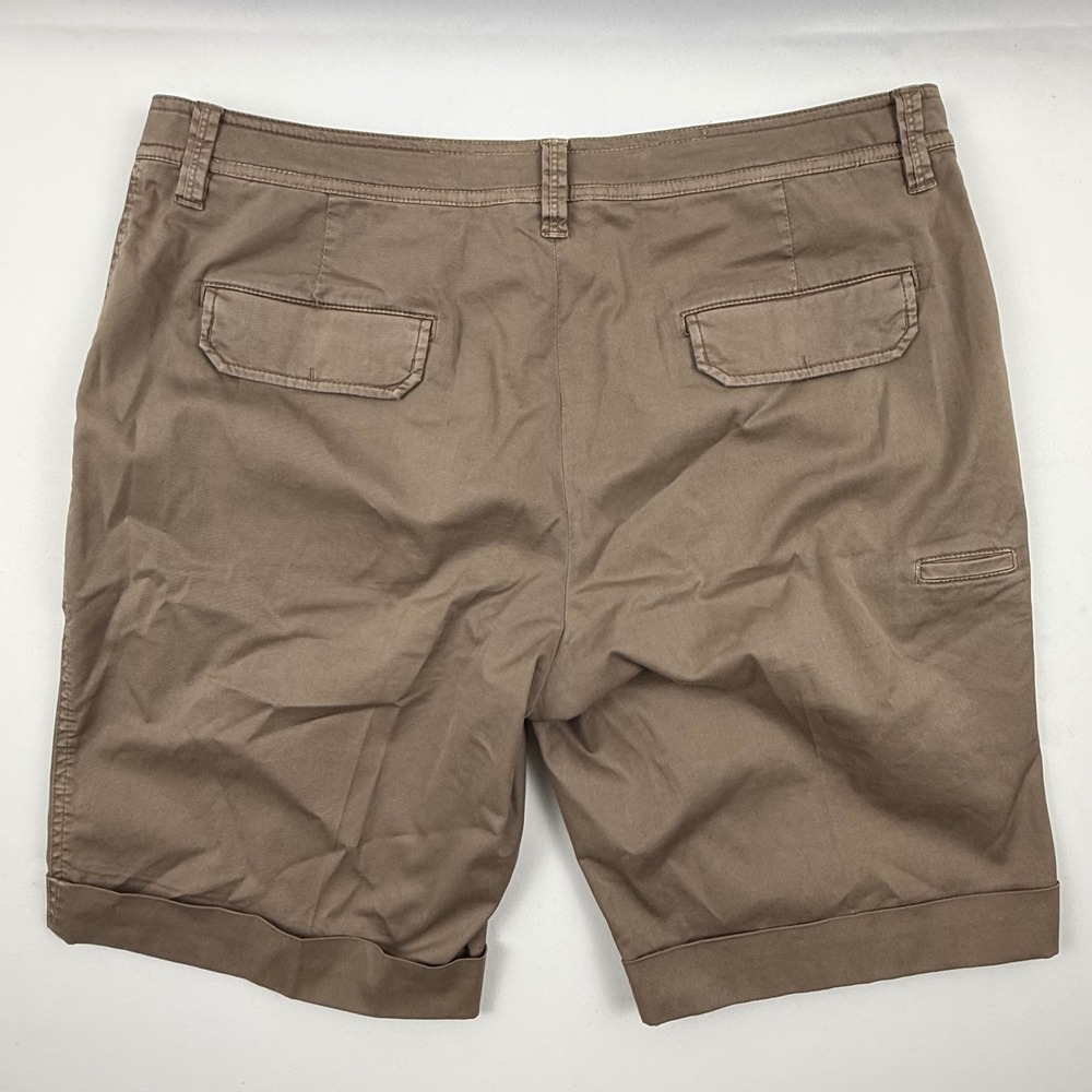 Brunello Cucinelli Mens Tan Brown Cotton Stretch Chino Shorts Size 38, EU 54 - Picture 2 of 9